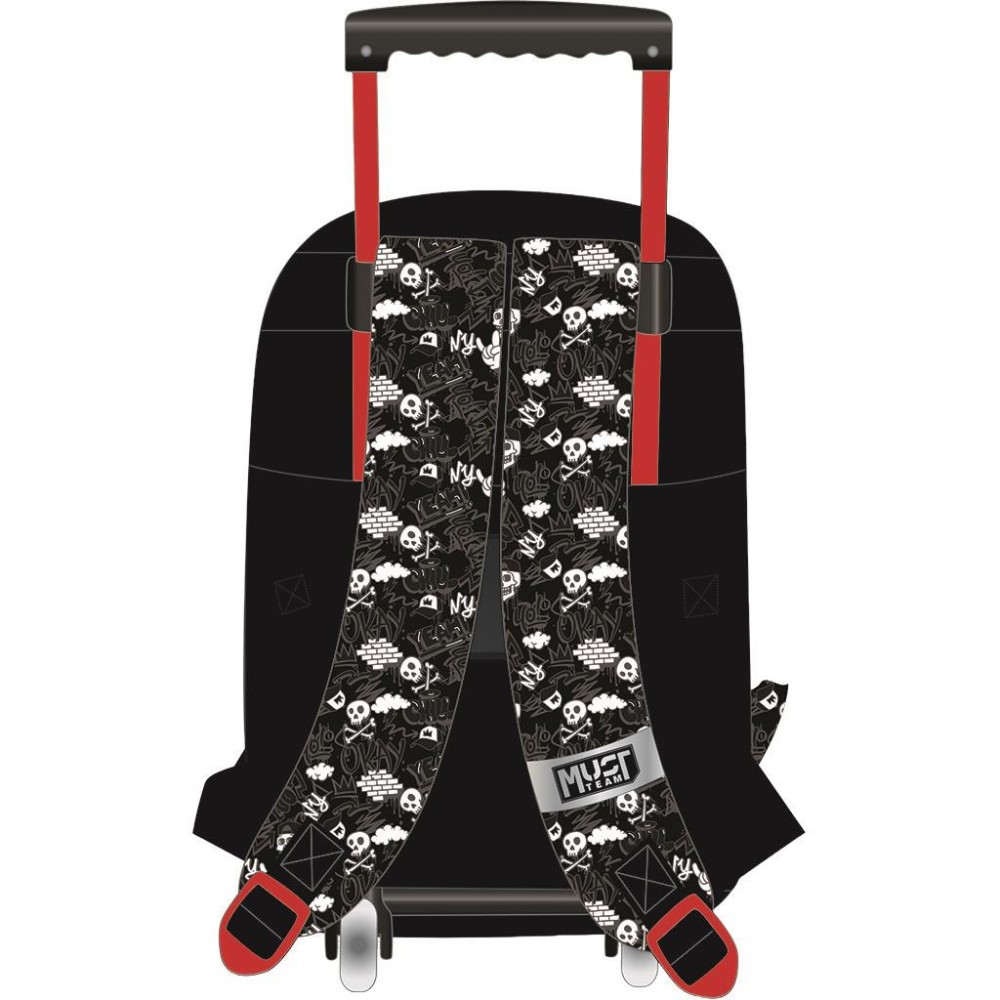 MUST TEAM TROLLEY ΣΧΟΛΙΚΟ 34Χ20Χ44ΕΚ 3ΘΗΚΕΣ GAME PAD (587237)