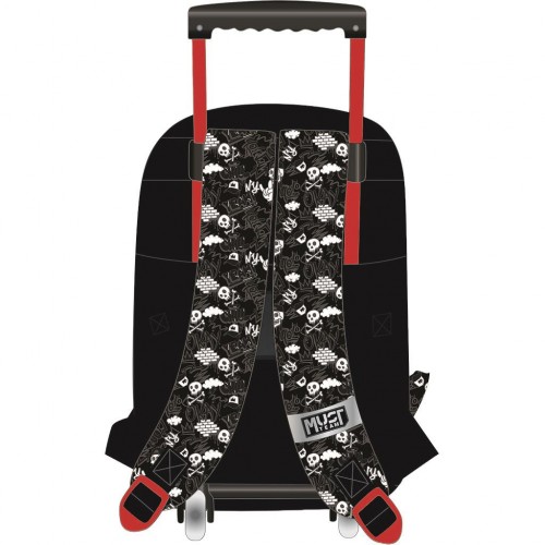 MUST TEAM TROLLEY ΣΧΟΛΙΚΟ 34Χ20Χ44ΕΚ 3ΘΗΚΕΣ GAME PAD (587237)