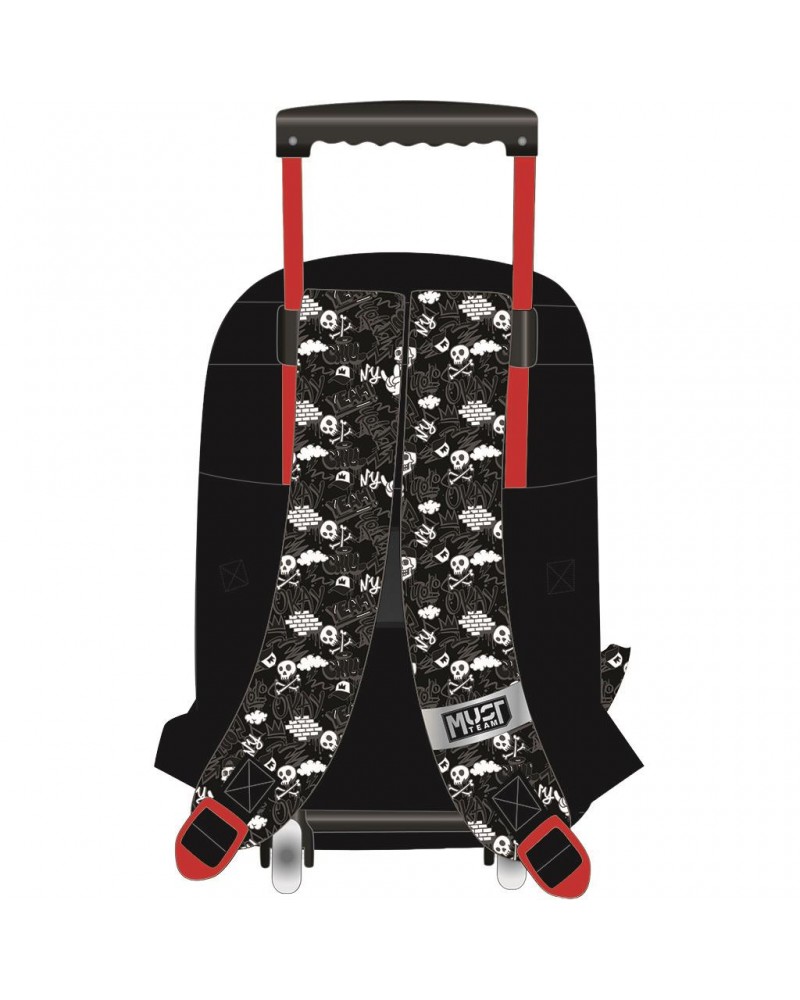 MUST TEAM TROLLEY ΣΧΟΛΙΚΟ 34Χ20Χ44ΕΚ 3ΘΗΚΕΣ GAME PAD (587237)