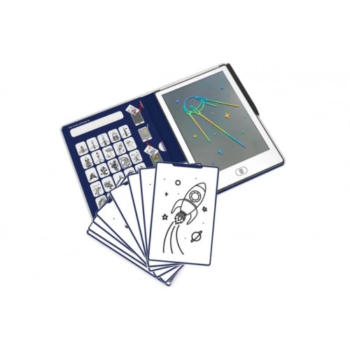 KIDYWOLF: TABLET ΖΩΓΡΑΦΙΚΗΣ ΜΕ ΟΘΟΝΗ LCD (30 ΚΑΡΤΕΣ)- GALAXY (KDW-182167)