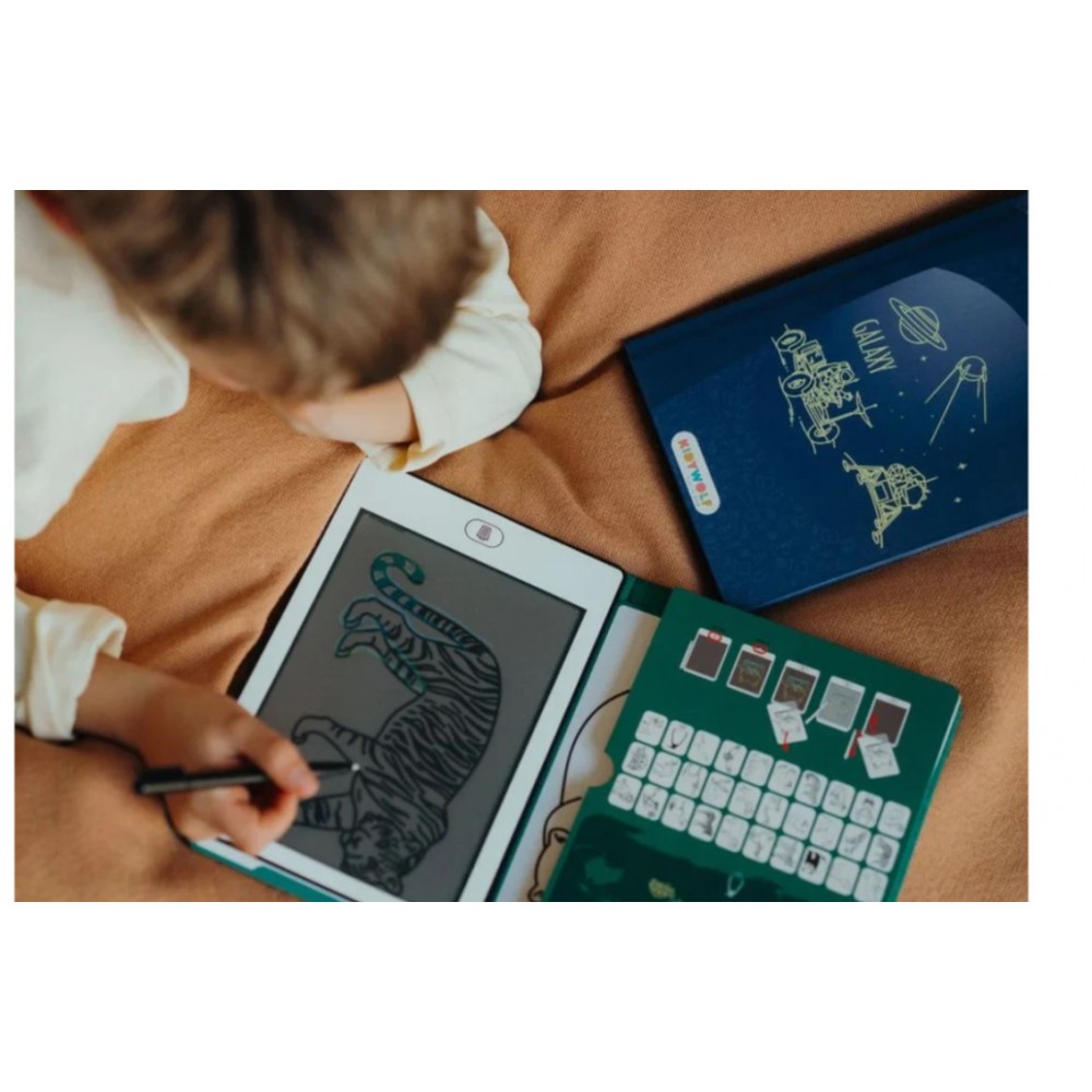 KIDYWOLF: TABLET ΖΩΓΡΑΦΙΚΗΣ ΜΕ ΟΘΟΝΗ LCD (30 ΚΑΡΤΕΣ)- GALAXY (KDW-182167)
