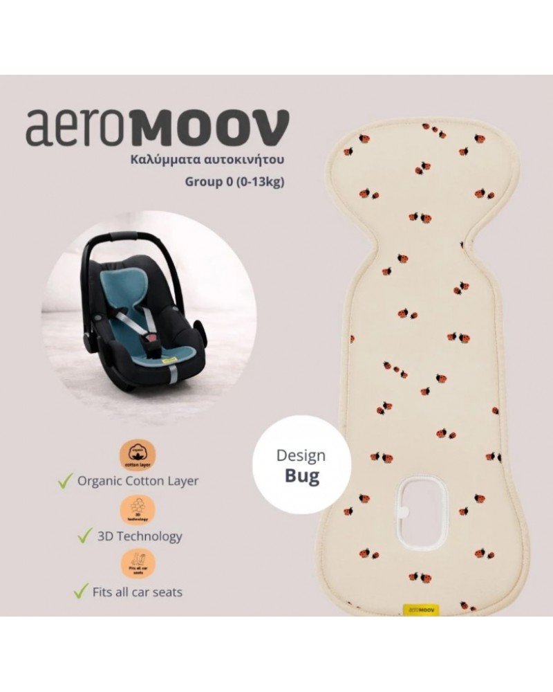 AEROMOOV ΑΝΤΙ-ΙΔΡΩΤΙΚΟ ΚΑΛΥΜΜΑ AIR LAYER 0-13KG ΓΙΑ ΚΑΘΙΣΜΑ ΑΥΤΟΚΙΝΗΤΟΥ - GROUP 0 BUG (AL-0-LBG)