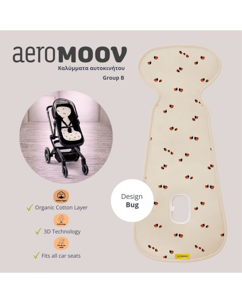 AEROMOOV ΑΝΤΙ-ΙΔΡΩΤΙΚΟ ΚΑΛΥΜΜΑ AIR LAYER  ΓΙΑ ΚΑΘΙΣΜΑ ΑΥΤΟΚΙΝΗΤΟΥ GROUP BUGGY LADYBUG (AL-B-LBG)