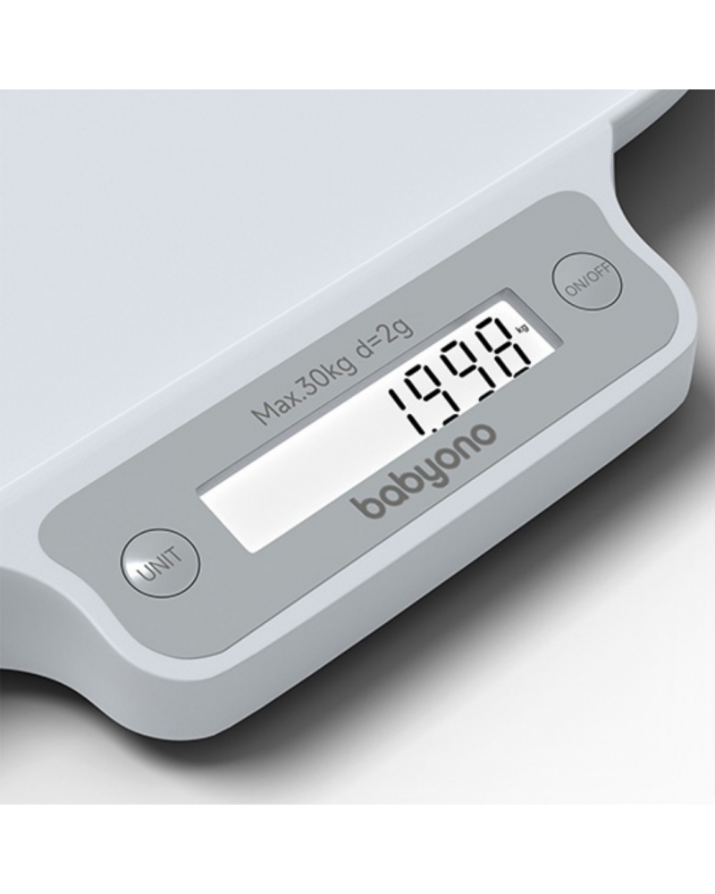 BABYONO: ΗΛΕΚΤΡΟΝΙΚΗ ΖΥΓΑΡΙΑ ΒΡΕΦΟΥΣ ΜΕ ΜΕΓΑΛΗ ΕΠΙΦΑΝΕΙΑ - ΕΩΣ 30 ΚΙΛΑ (BN1079)
