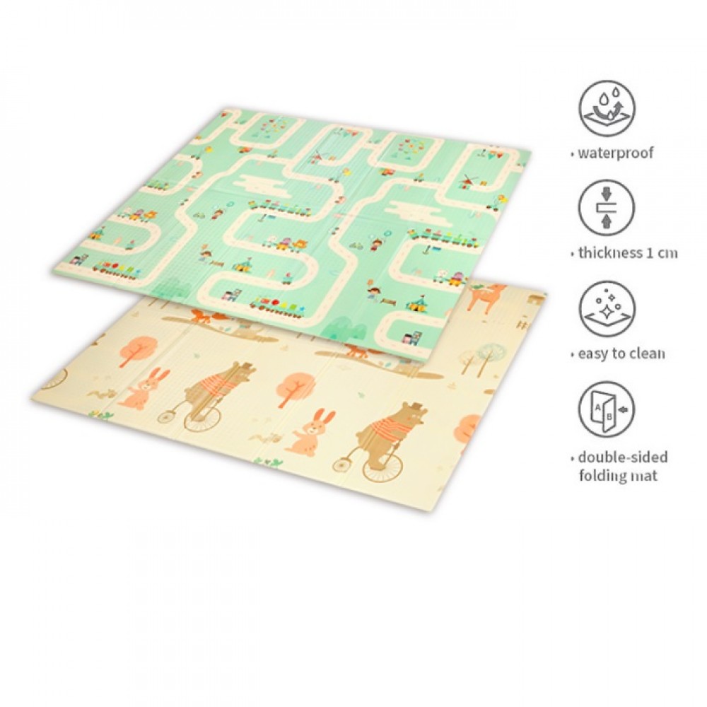 BABYONO: ΑΝΑΔΙΠΛΟΥΜΕΝΟ ΑΦΡΩΔΕΣ ΠΑΖΛ ΔΑΠΕΔΟΥ ΔΙΠΛΗΣ ΟΨΕΩΣ 180 X 200 ΕΚΑΤ(BN1480)