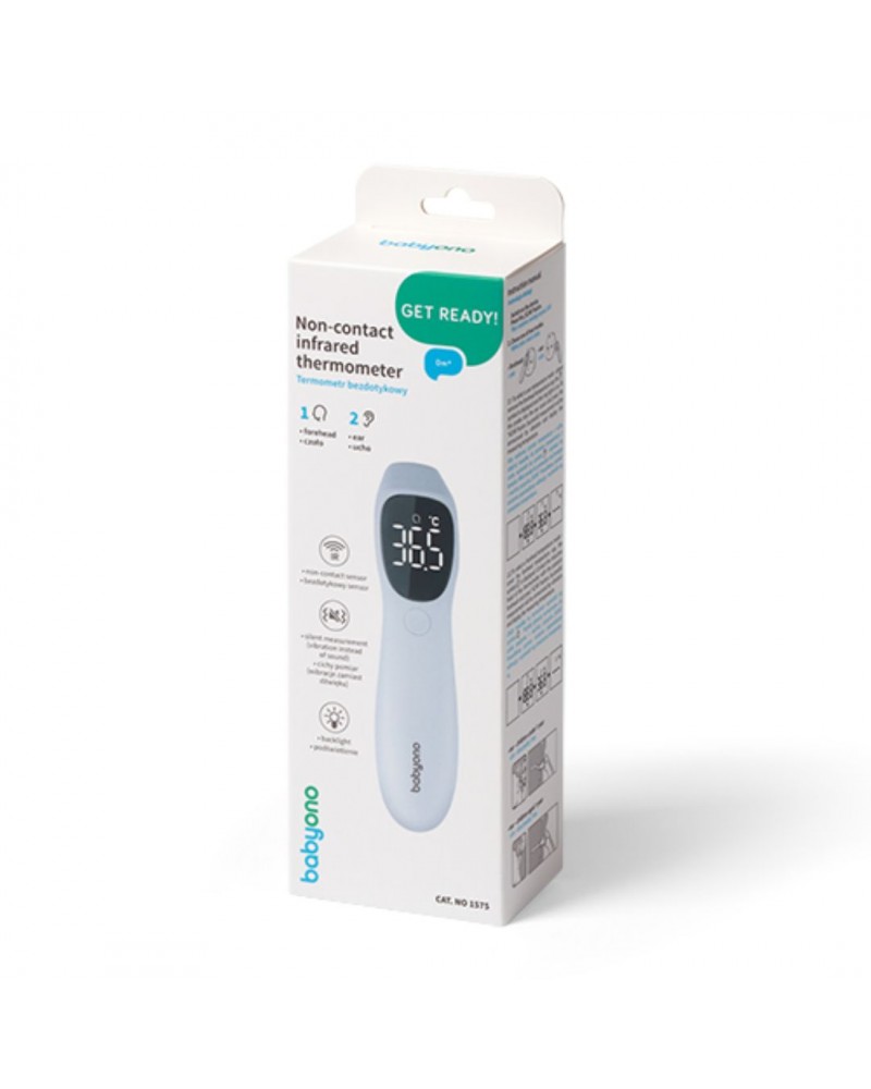 BABYONO: ΗΛΕΚΤΡΟΝΙΚΟ ΨΗΦΙΑΚΟ ΘΕΡΜΟΜΕΤΡΟ ΜΕ ΥΠΕΡΥΘΡΕΣ ΓΙΑ ΤΟ ΜΕΤΩΠΟ ΚΑΙ ΤΟ ΑΥΤΙ(BN1575)