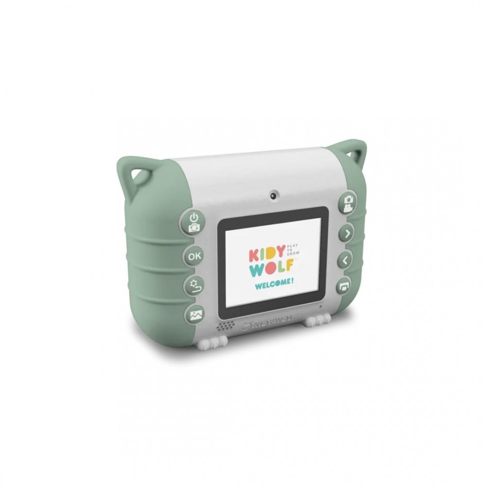 KIDYWOLFΦΩΤΟΓΡΑΦΙΚΗ ΜΗΧΑΝΗ ΜΕ ΘΕΡΜΙΚΗ ΕΚΤΥΠΩΣΗ ΠΡΑΣΙΝΗ INSTANT CAMERA (KDW-181221)