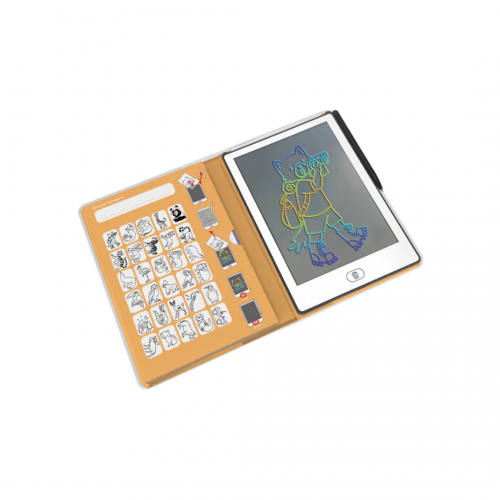 KIDYWOLF: TABLET ΖΩΓΡΑΦΙΚΗΣ ΜΕ ΟΘΟΝΗ LCD (30 ΚΑΡΤΕΣ)- ANIMALS(KDW-181481)
