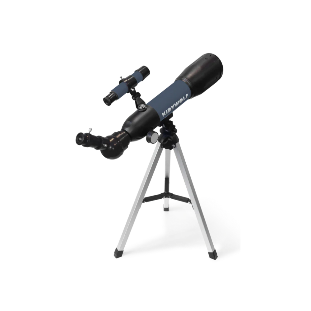 KIDYWOLF ΠΑΙΔΙΚΟ ΦΟΡΗΤΟ ΤΗΛΕΣΚΟΠΙΟ ΜΕ ΤΡΙΠΟΔΟ ΜΕΓΕΘΥΝΣΗ ΕΩΣ 180X & ΠΥΞΊΔΑ (KDW-181818)