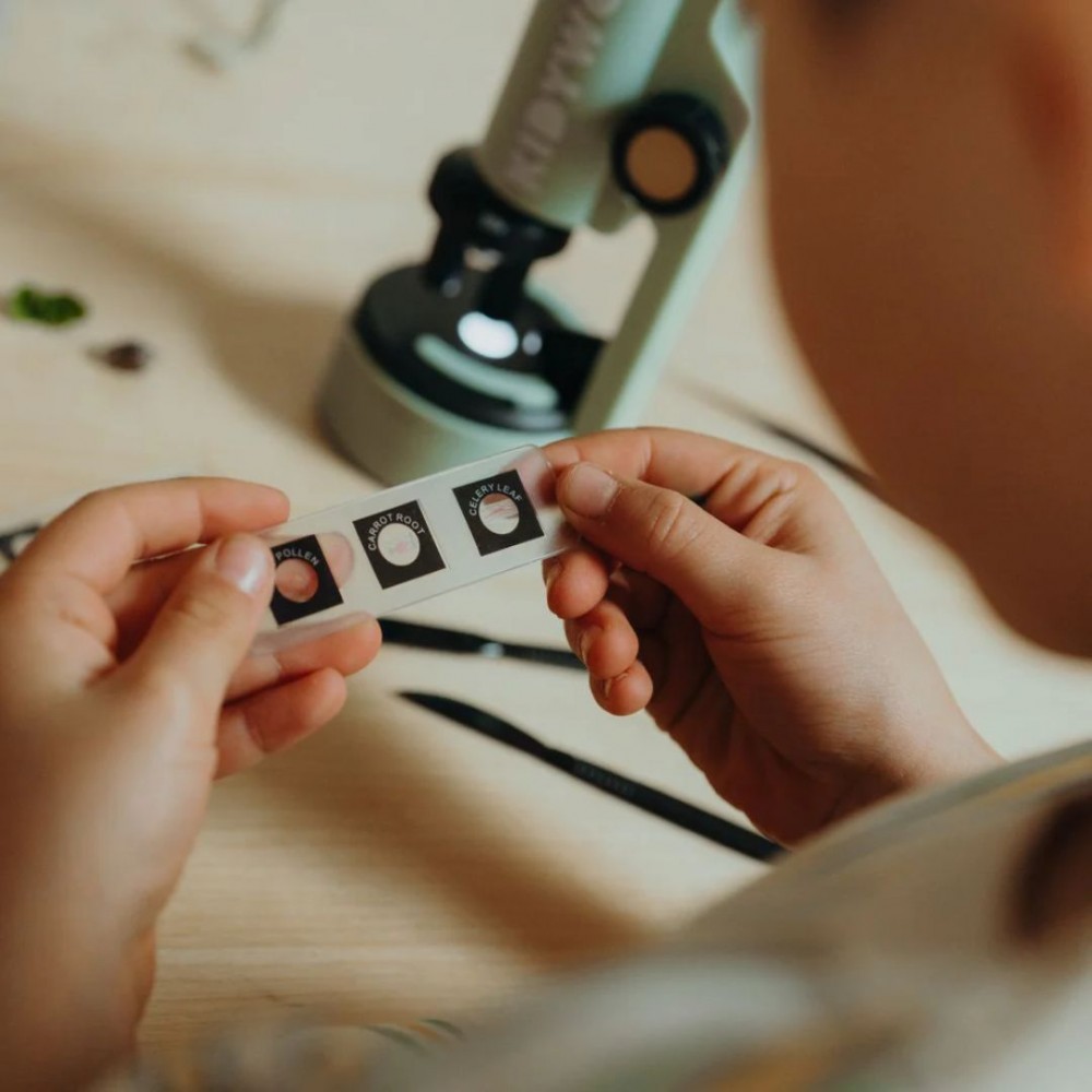 KIDYWOLF ΠΑΙΔΙΚΟ ΦΟΡΗΤΟ ΜΙΚΡΟΣΚΟΠΙΟ ΜΕ ΔΕΙΓΜΑΤΑ & ΕΡΓΑΛΕΙΑ (KDW-182228)