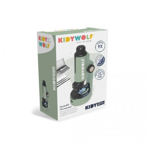 KIDYWOLF ΠΑΙΔΙΚΟ ΦΟΡΗΤΟ ΜΙΚΡΟΣΚΟΠΙΟ ΜΕ ΔΕΙΓΜΑΤΑ & ΕΡΓΑΛΕΙΑ (KDW-182228)