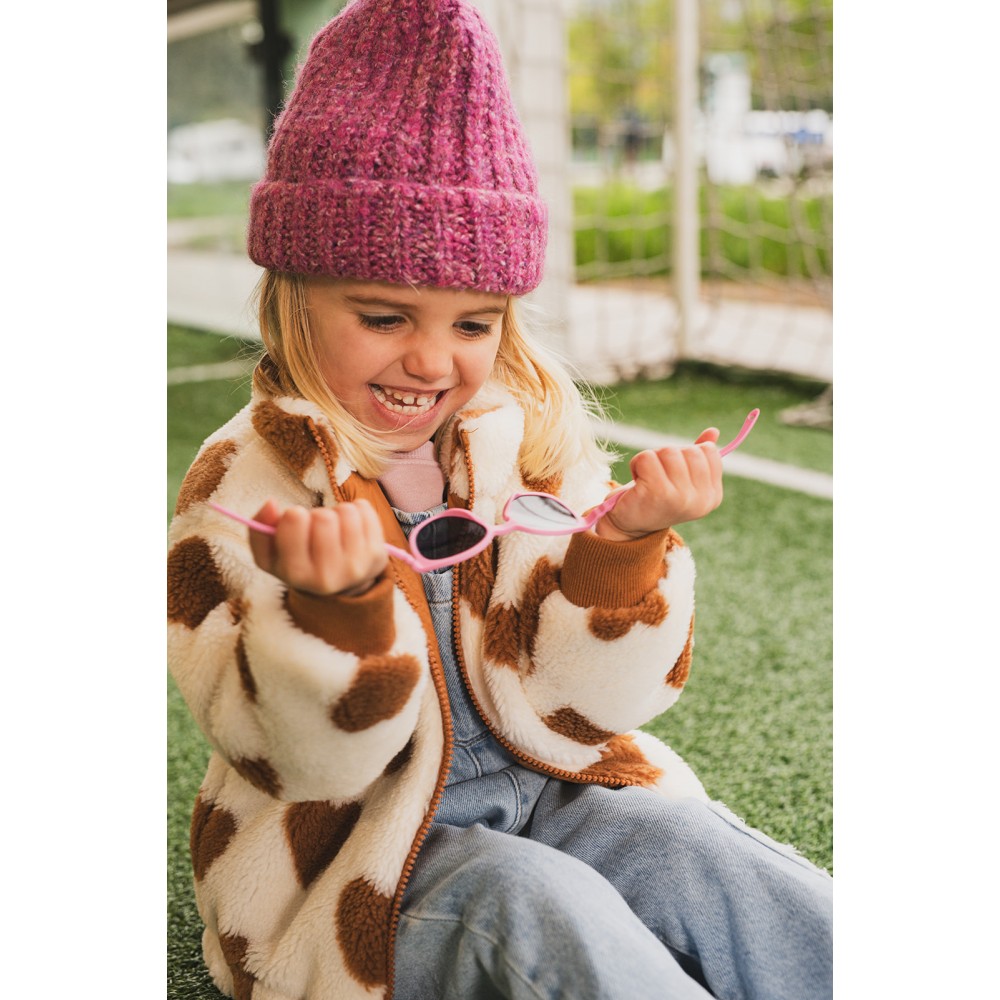 KI ET LA SUNGLASSE WAZZ 2-4 YEARS - WAYFARER PINK(WA3SUNPEONY)