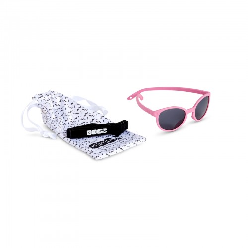 KI ET LA SUNGLASSE WAZZ 2-4 YEARS - WAYFARER PINK(WA3SUNPEONY)