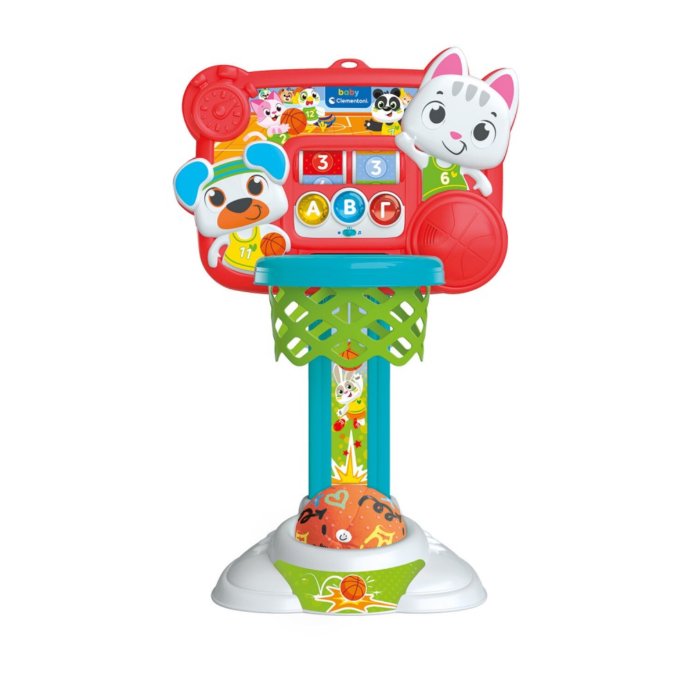 BABY CLEMENTONI ΒΡΕΦΙΚΟ ΠΑΙΧΝΙΔΙ ΜΠΑΣΚΕΤΑΚΙΑΣ ΜΙΛΑΕΙ ΕΛΛΗΝΙΚΑ (1000-63441)