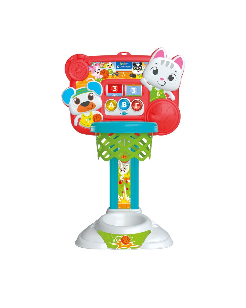 BABY CLEMENTONI ΒΡΕΦΙΚΟ ΠΑΙΧΝΙΔΙ ΜΠΑΣΚΕΤΑΚΙΑΣ ΜΙΛΑΕΙ ΕΛΛΗΝΙΚΑ (1000-63441)