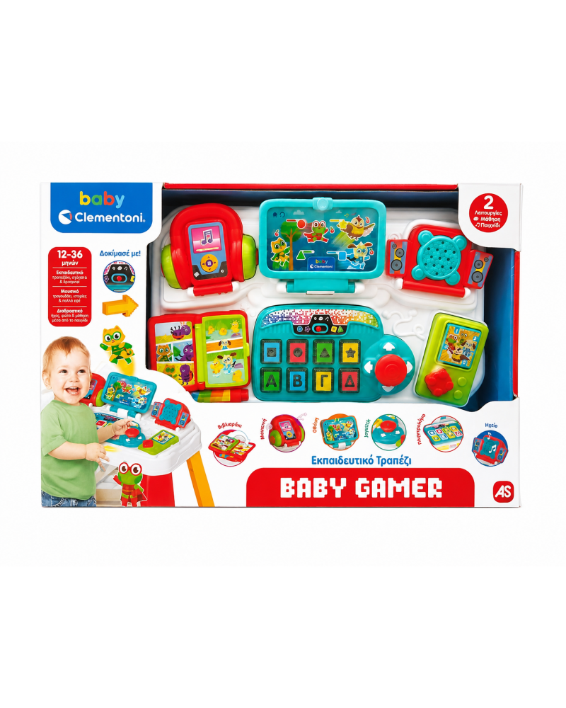BABY CLEMENTONI ΒΡΕΦΙΚΟ ΠΑΙΧΝΙΔΙ ΤΡΑΠΕΖΙ ΔΡΑΣΤΗΡΙΟΤΗΤΩΝ -ΕΚΠΑΙΔΕΥΤΙΚΗ ΚΟΝΣΟΛΑ (1000-63446)