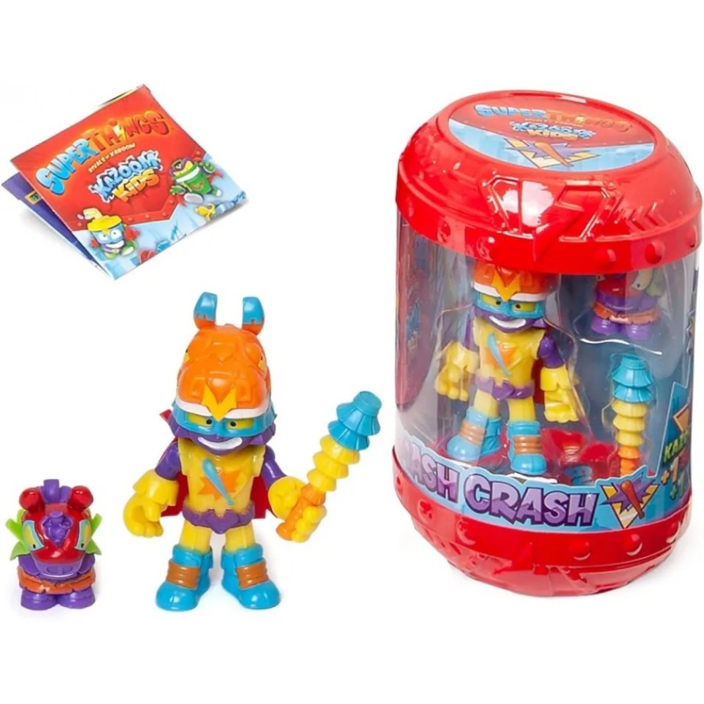 SUPERTHINGS KAZOOM KIDS ΦΙΓΟΥΡΑ ΜΕ KAZOOM KID SMASH CRASH (1013-61306)