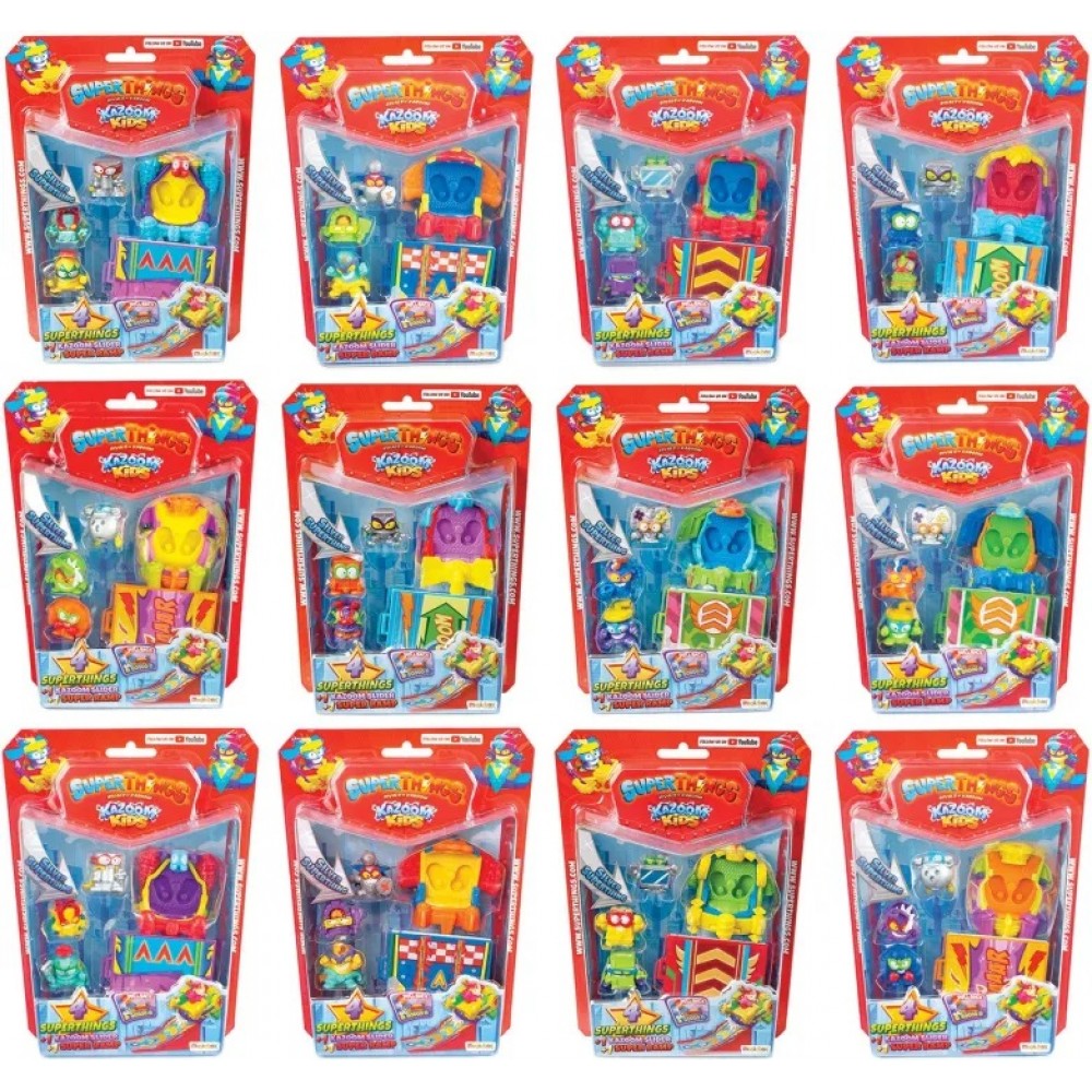 SUPERTHINGS KAZOOM KIDS BLISTER 4 ΦΙΓΟΥΡΕΣ ΜΕ ΑΞΕΣΟΥΑΡ 1 ΤΕΜ (1013-61606)