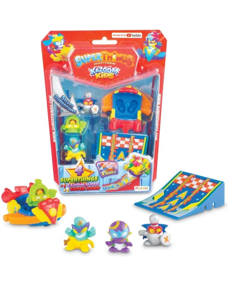 SUPERTHINGS KAZOOM KIDS BLISTER 4 ΦΙΓΟΥΡΕΣ ΜΕ ΑΞΕΣΟΥΑΡ 1 ΤΕΜ (1013-61606)