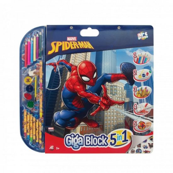 Spiderman 5 IN 1 Σετ Ζωγραφικής (1023-62723) Spiderman 5 IN 1 Σετ Ζωγραφικής (1023-62723)