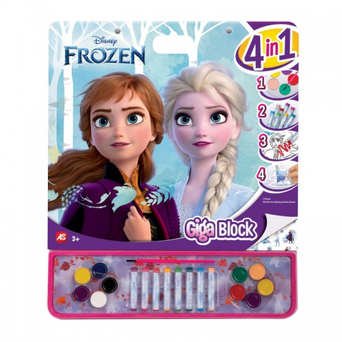 ΣΕΤ ΖΩΓΡΑΦΙΚΗΣ GIGA BLOCK DISNEY FROZEN 4 ΣΕ 1 (1023-62734)