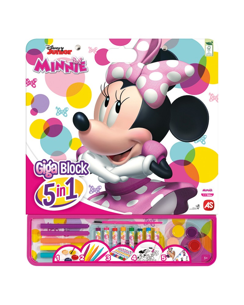 ΣΕΤ ΖΩΓΡΑΦΙΚΗΣ GIGA BLOCK 5 IN 1 MINNIE DOODLE FUN (1023-62749)