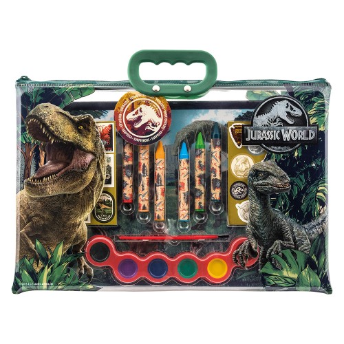 ΣΕΤ ΖΩΓΡΑΦΙΚΗΣ ΔΙΑΦΑΝΗ ΤΣΑΝΤΑ JURASSIC WORLD (1023-68004)