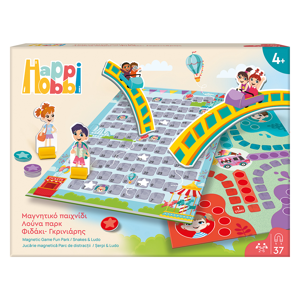HAPPIHOBBI MAGNET ΛΟΥΝΑ ΠΑΡΚ ΦΙΔΑΚΙ ΓΚΡΙΝΙΑΡΗΣ (1029-64071)