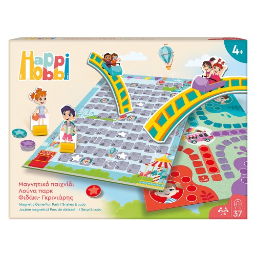 HAPPIHOBBI MAGNET ΛΟΥΝΑ ΠΑΡΚ ΦΙΔΑΚΙ ΓΚΡΙΝΙΑΡΗΣ (1029-64071)