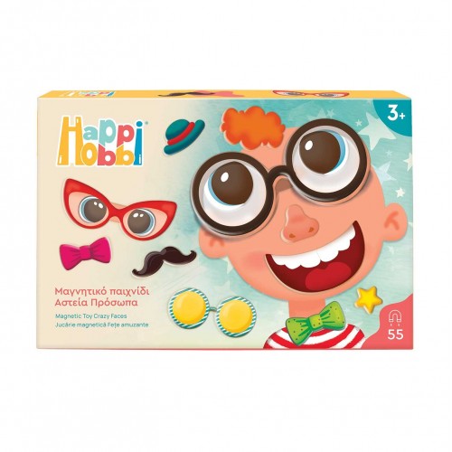 HAPPIHOBBI MAGNET ΑΣΤΕΙΑ ΠΡΟΣΩΠΑ (1029-64079)