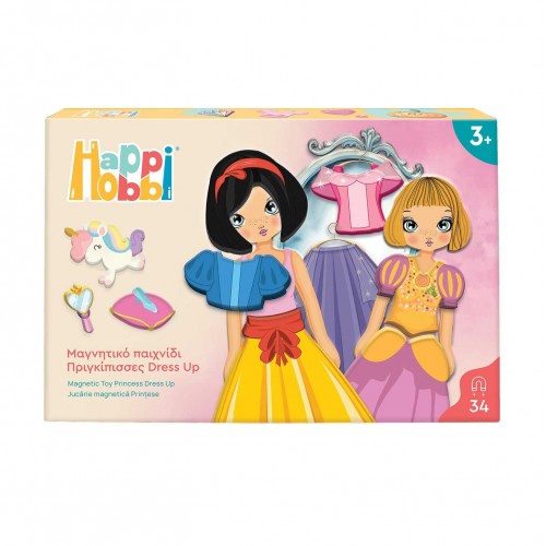 HAPPIHOBBI MAGNET ΠΡΙΓΚΙΠΙΣΣΕΣ DRESS UP (1029-64081)