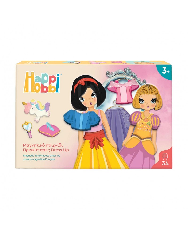 HAPPIHOBBI MAGNET ΠΡΙΓΚΙΠΙΣΣΕΣ DRESS UP (1029-64081)