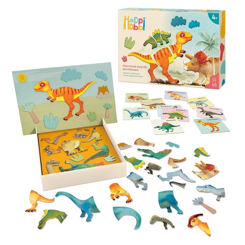 HAPPIHOBBI MAGNET ΔΕΙΝΟΣΑΥΡΟΙ (1029-64082)