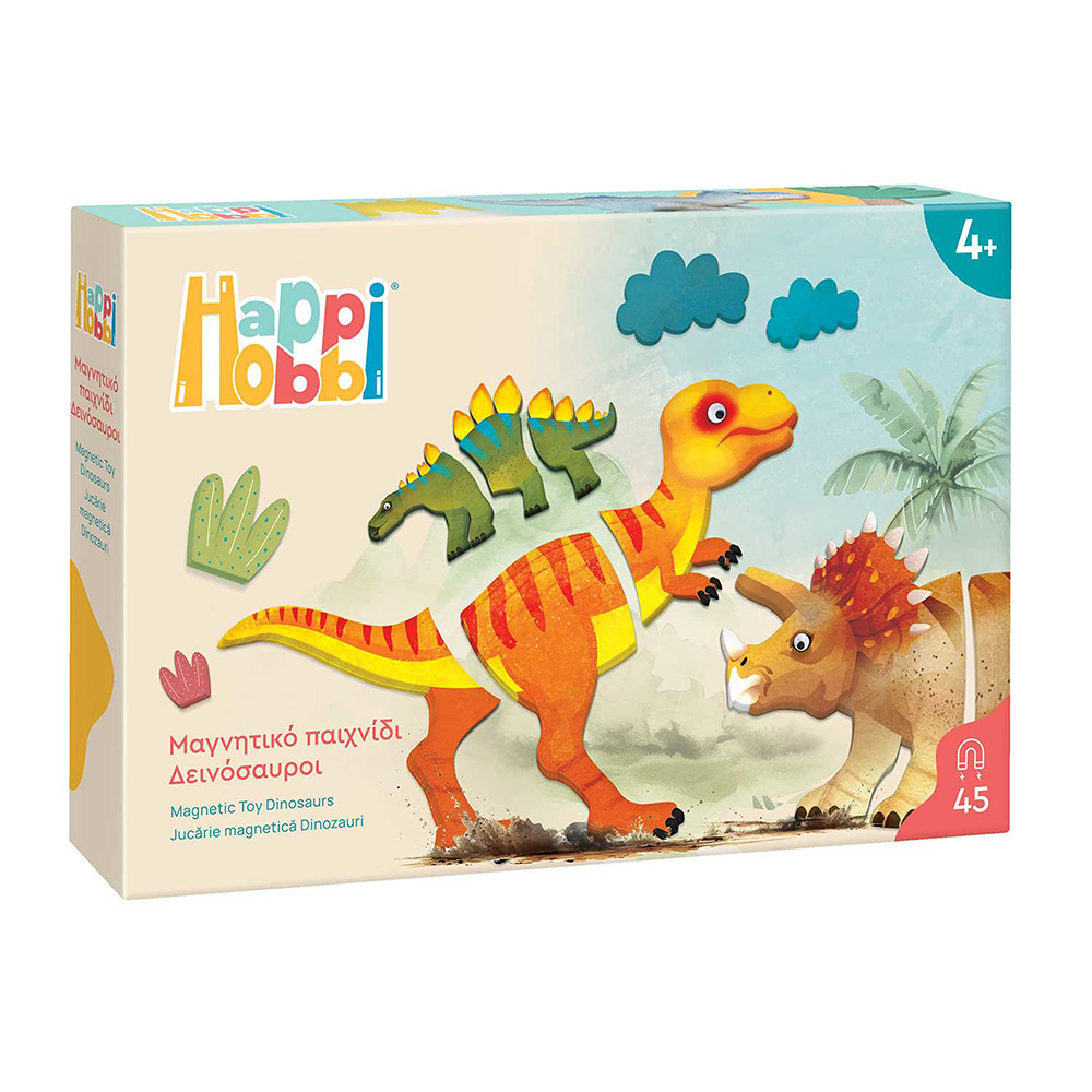 HAPPIHOBBI MAGNET ΔΕΙΝΟΣΑΥΡΟΙ (1029-64082)