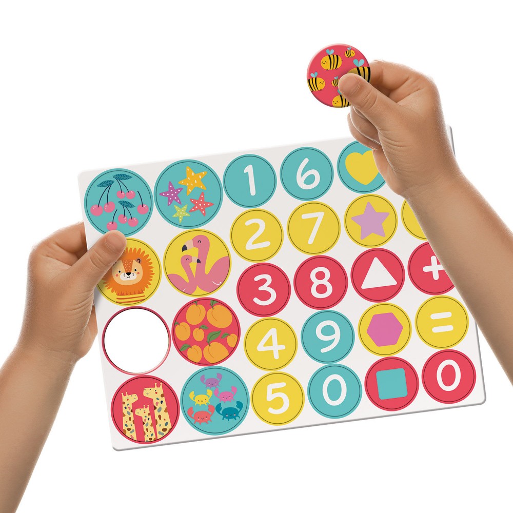 HAPPIHOBBI MAGNET ΞΥΛΙΝΟΣ ΜΑΓΝΗΤΙΚΟΣ ΕΠΙΔΑΠΕΔΙΟΣ ΠΙΝΑΚΑΣ 2 ΟΨΕΩΝ (1029-64087)