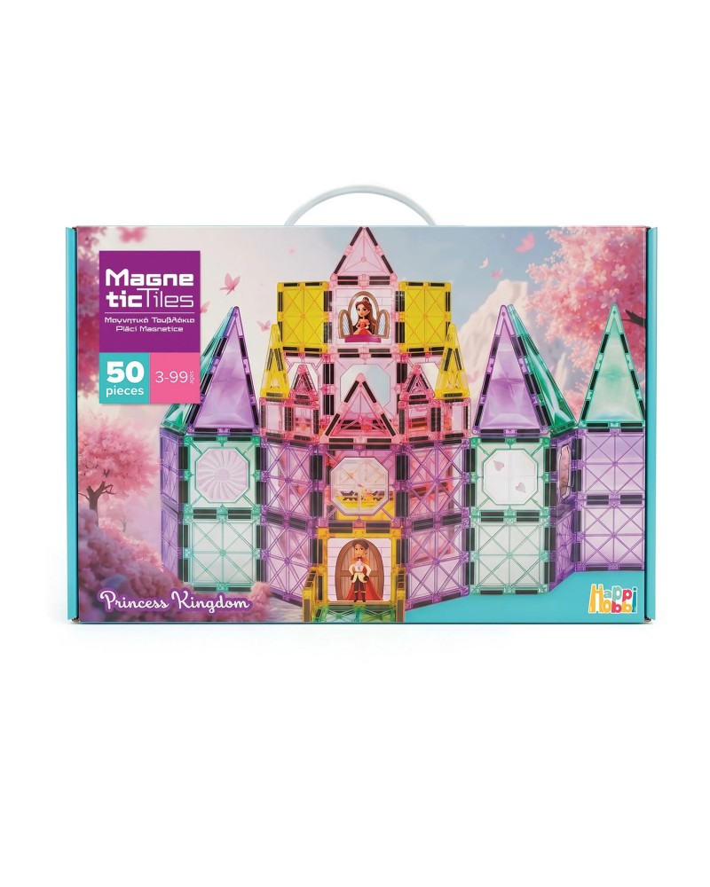 HAPPIHOBBI ΜΑΓΝΗΤΙΚΑ ΤΟΥΒΛΑΚΙΑ PRINCESS KINGDOM 50PCS (1029-64604)