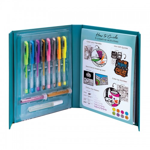 HAPPIHOBBI ART JOURNAL FLUO ΣΤΥΛΟ (1038-11040)
