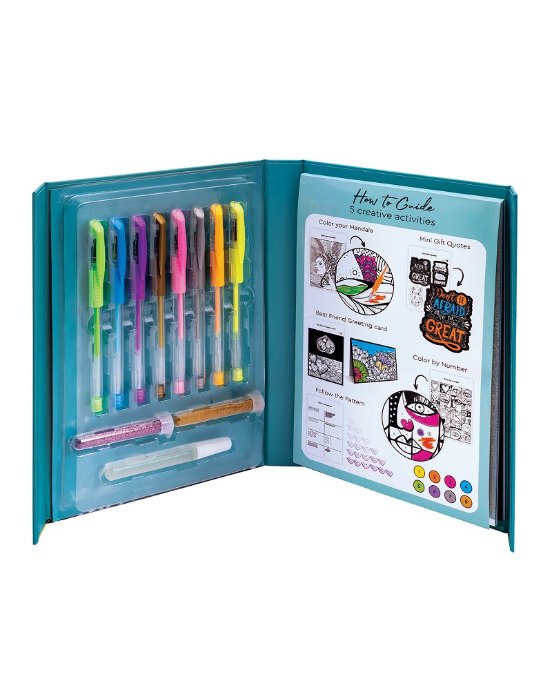 HAPPIHOBBI ART JOURNAL FLUO ΣΤΥΛΟ (1038-11040)