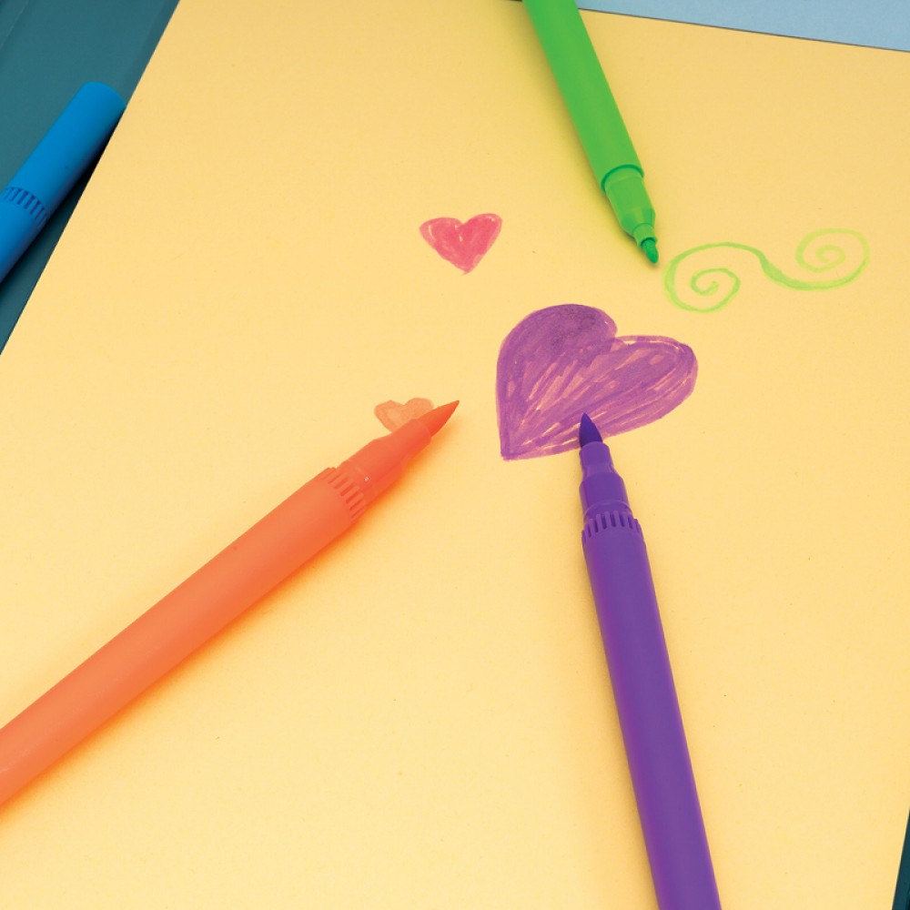 HAPPIHOBBI ART JOURNAL NEON ΜΑΡΚΑΔΟΡΟΙ (1038-11041)