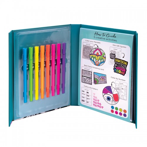 HAPPIHOBBI ART JOURNAL NEON ΜΑΡΚΑΔΟΡΟΙ (1038-11041)