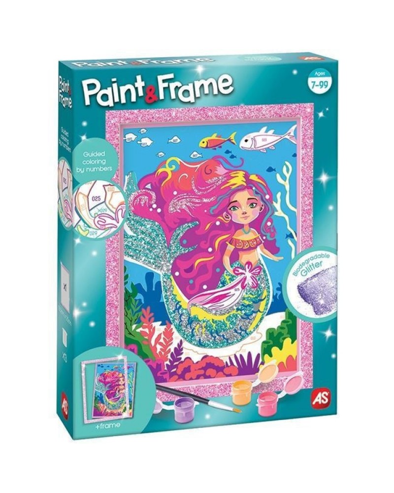 PAINT & FRAME MYTHICAL MERMAID (1038-41018)