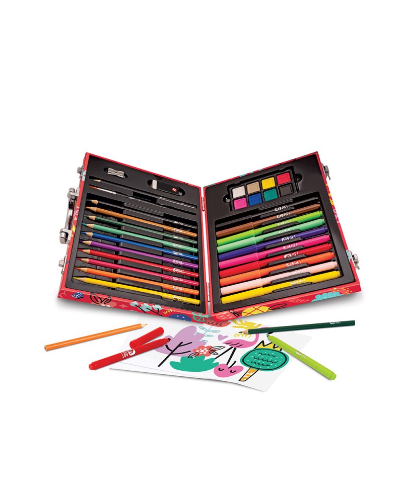 HAPPIHOBBI ΚΑΣΕΤΙΝΑ ΖΩΓΡΑΦΙΚΗΣ DELUXE 100 ΑΞΕΣΟΥΑΡ (1038-82060)
