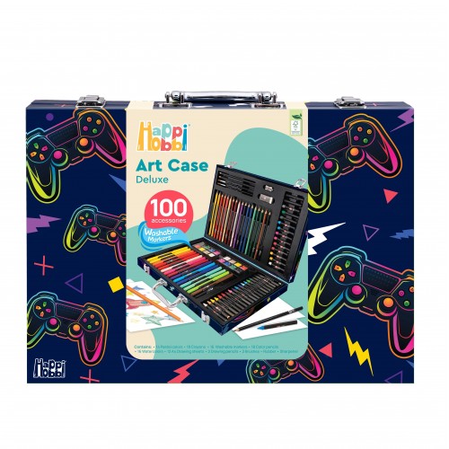 HAPPIHOBBI ΚΑΣΕΤΙΝΑ ΖΩΓΡΑΦΙΚΗΣ DELUXE 100 ΑΞΕΣΟΥΑΡ ΒΙΝΤΕΟΠΑΙΧΝΙΔΙ (1038-82064)