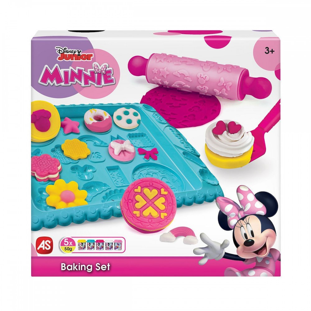 ΣΕΤ ΠΛΑΣΤΕΛΙΝΗΣ ΦΤΙΑΧΝΩ ΜΠΙΣΚΟΤΑ ΜΕ ΤΗΝ MINNIE (1045-03593)