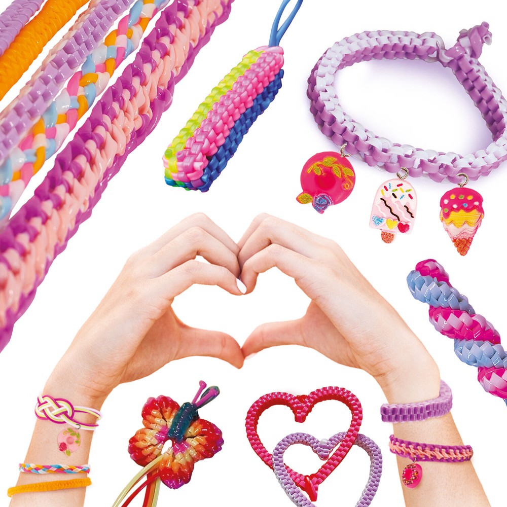 HAPPIHOBBI SCOUBIDOUS ΣΑΚΙΔΙΟ ΠΛΑΤΗΣ ΜΕ 80 SCOUBIDOUS & ΑΞΕΣΟΥΑΡ (1080-25570)