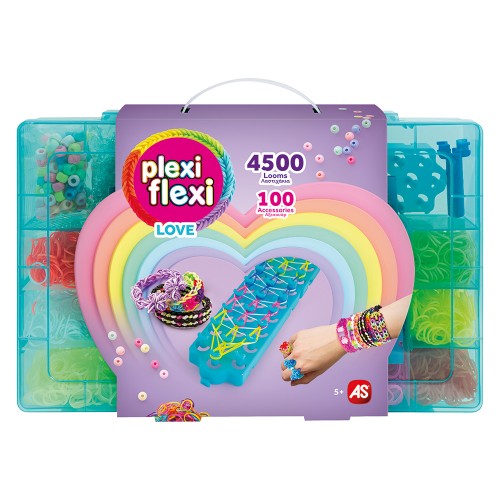 PLEXI FLEXI LOVE ΜΕΓΑΛΗ ΘΗΚΗ ΜΕ 4500 ΛΑΣΤΙΧΑΚΙΑ & 100 ΑΞΕΣΟΥΑΡ (1080-25575)