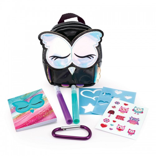 HAPPIHOBBI TEENI MINI STATIONARY SET ΜΙΚΡΟΘΗΣΑΥΡΟΙ Κουκουβάγια – Owl Magic (1080-51101)