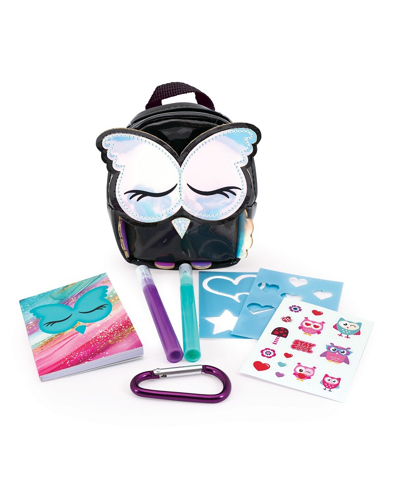HAPPIHOBBI TEENI MINI STATIONARY SET ΜΙΚΡΟΘΗΣΑΥΡΟΙ Κουκουβάγια – Owl Magic (1080-51101)