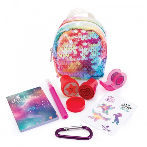 HAPPIHOBBI TEENI MINI STATIONARY SET ΜΙΚΡΟΘΗΣΑΥΡΟΙ Ουράνιο τόξο - Rainbow Sparkle (1080-51101)