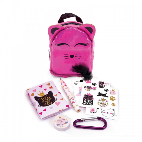 HAPPIHOBBI TEENI MINI STATIONARY SET ΜΙΚΡΟΘΗΣΑΥΡΟΙ Γατάκι - Kitty Fluff (1080-51101)